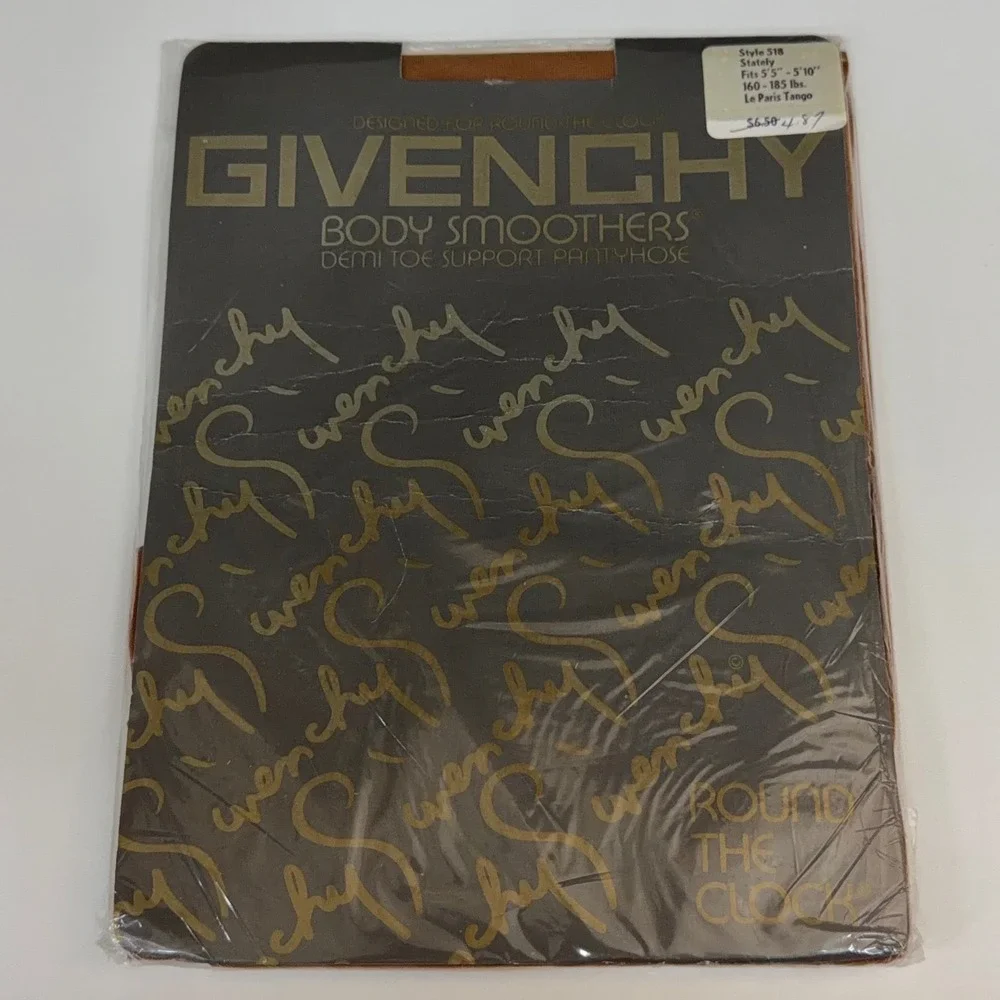 Lot of 2 Givenchy Body Smoothers Pantyhose‎ Stately Le Paris Tango Style 518 NIP